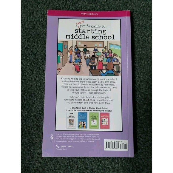 American Girl Book - A Smart Girl's Guide to Starting Middle School Paperback - Picture 2 of 5